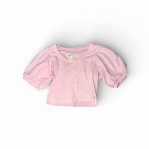 NWT Aerie Soft Pink Puff Sleeve Top